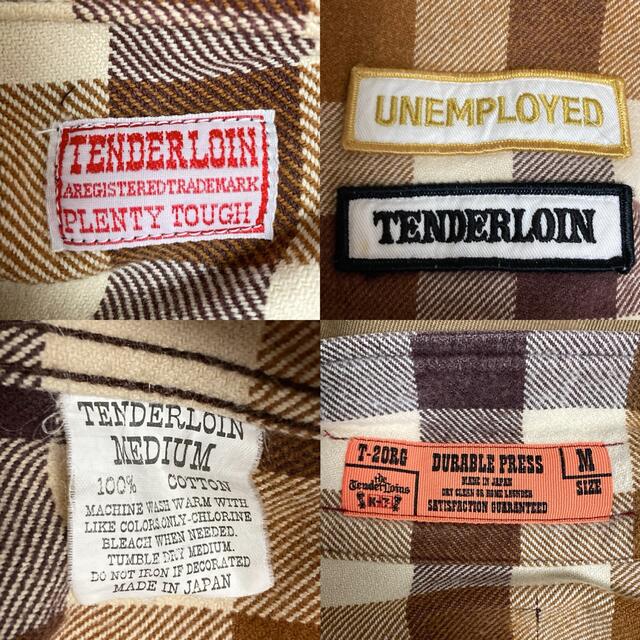 TENDERLOIN - Mサイズ テンダーロイン チェック ネルシャツ TENDERLOIN - Mサイズ テンダーロイン チェック ネルシャツ