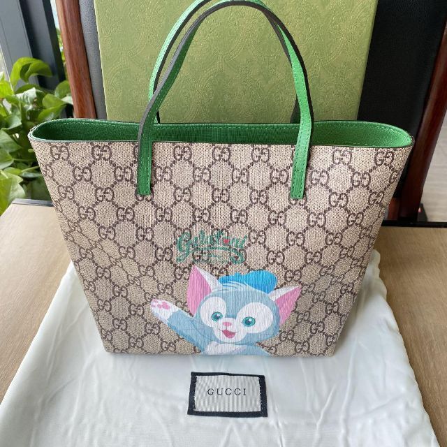 特別送料無料!】 Gucci - GUCCI グッチ緑 チルドレンバッグ トート