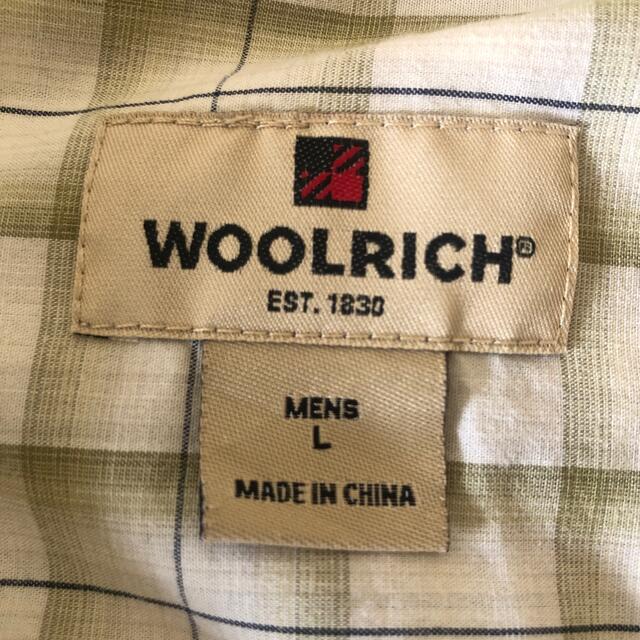 WOOLRICH(ウールリッチ)のWOOLRICH ウールリッチ　半袖　シャツ　チェック 柄 メンズのトップス(シャツ)の商品写真