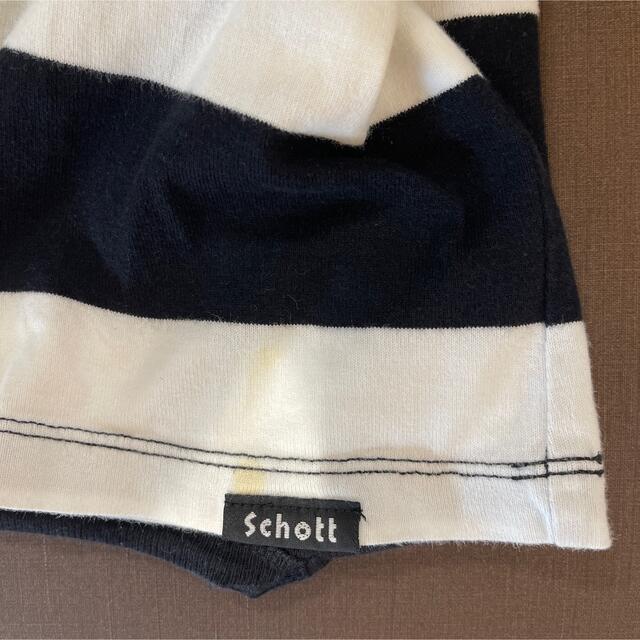 schott(ショット)のschott ショット　ボーダー　tシャツ　シャツ　ポケットtシャツ アメカジ メンズのトップス(Tシャツ/カットソー(半袖/袖なし))の商品写真