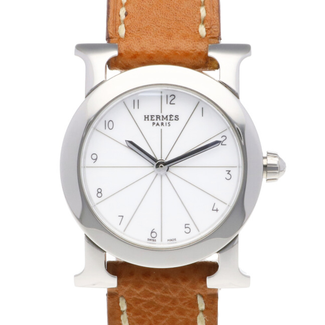 【超特価】 HERMES 【1年保証】エルメス - Hermes Hウォッチロンド 中古  ステンレススチール 腕時計 腕時計