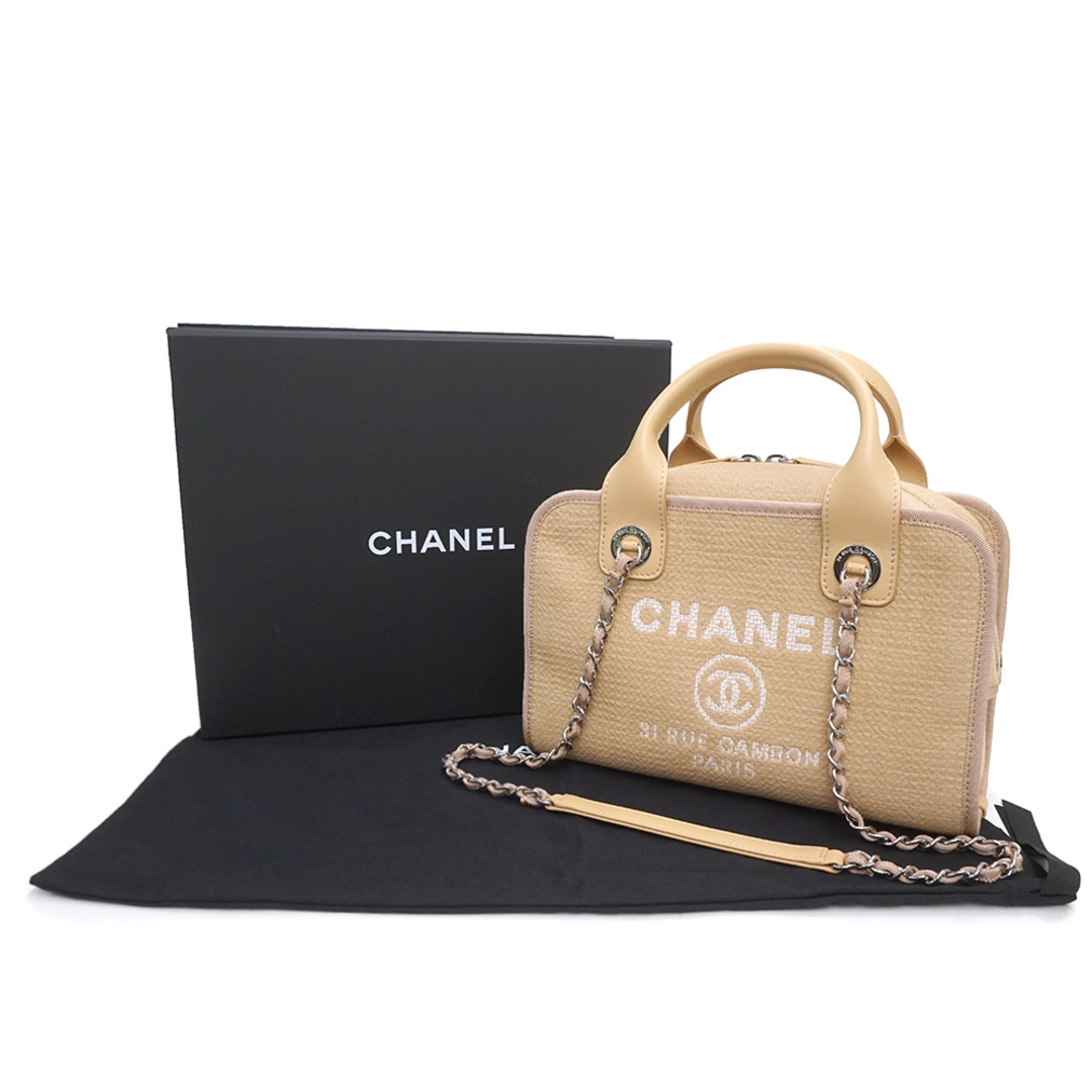 CHANEL シャネル　ドーヴィル　2WAY トートバッグ　ハンドバッグ