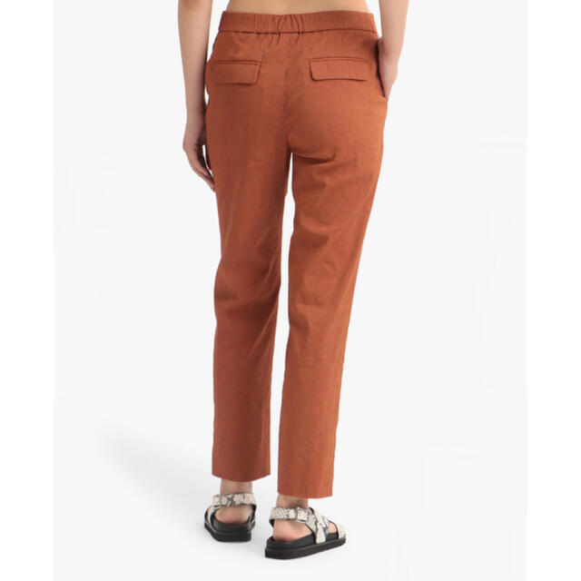 Theory luxe 21ss タック入りテーパードパンツ ダスティターコイズ