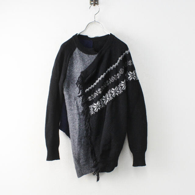 Y´s YOHJIYAMAMOTO ワイズ ヨウジヤマモト 変形 ドッキング ニット