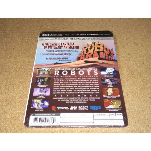 オンラインショッピングロボットカーニバル 4K Ultra Blu-ray HD 北米版 ブルーレイ