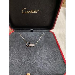 カルティエ(Cartier)のカルティエ LOVEネックレス　ホワイトゴールド　ダイヤモンド(ネックレス)