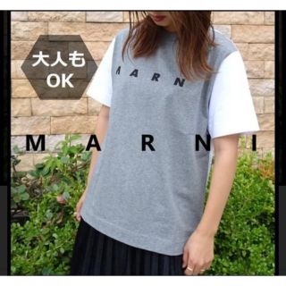 マルニ(Marni)のmarni 新品未使用　大人OK12サイズ/ロゴTシャツ(Tシャツ(半袖/袖なし))