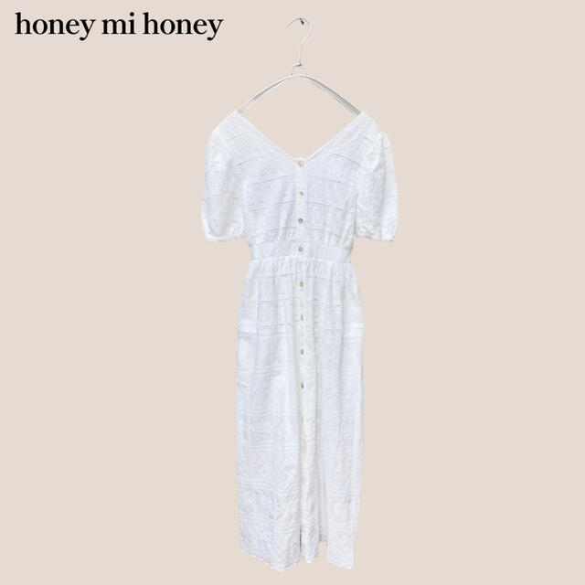 Honey mi Honey(ハニーミーハニー)のsale【honey mi honey】刺繍ワンピース　ハニーミーハニー レディースのワンピース(ロングワンピース/マキシワンピース)の商品写真