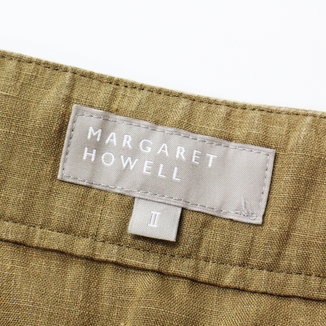 2020SS MARGARET HOWELL マーガレットハウエル SHIRTING LINEN スカート 2/ベージュ【2400012893900】 5