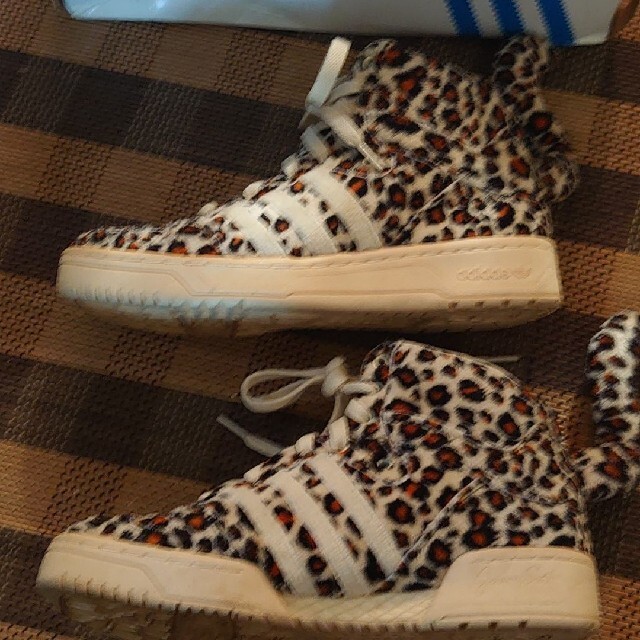 メンズadidas×JEREMY SCOTT コラボ レオパードスニーカー 26cm