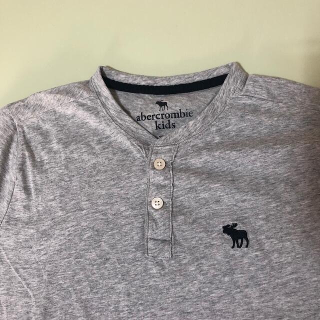 Abercrombie&Fitch(アバクロンビーアンドフィッチ)のアバクロンビー　ヘンリーネック　tシャツ キッズ　15/16サイズ キッズ/ベビー/マタニティのキッズ服男の子用(90cm~)(Tシャツ/カットソー)の商品写真