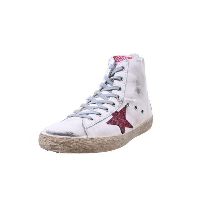 GOLDEN GOOSE FRANCY サイドジップ レザー スニーカー