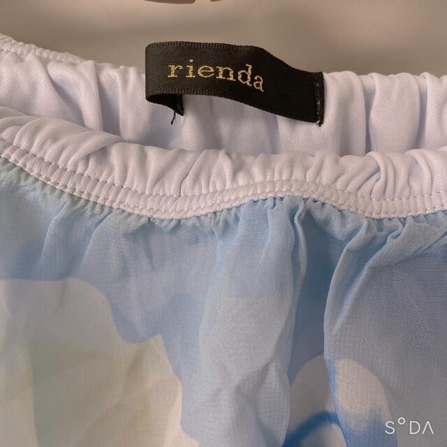 rienda(リエンダ)のrienda フラワーフリルトップス レディースのトップス(カットソー(半袖/袖なし))の商品写真