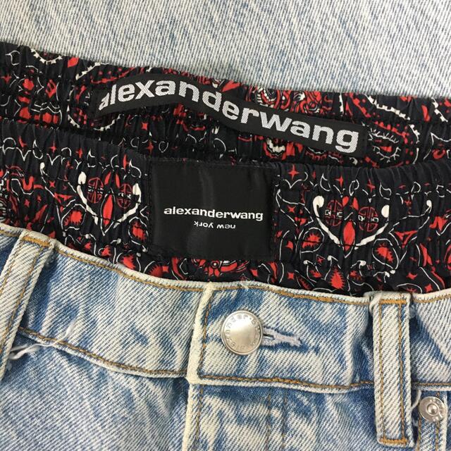 Alexander Wang(アレキサンダーワン)のALEXANDER WANG ペイズリーレイヤードデニムパンツ メンズのパンツ(デニム/ジーンズ)の商品写真