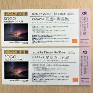 KAGAYA 星空の世界展_2枚_2022/8/31迄(美術館/博物館)