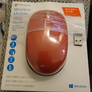 マイクロソフト(Microsoft)の(新品)【Microsoft】 Wireless Mobile 1850 レッド(PC周辺機器)