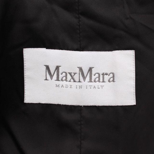 Max Mara(マックスマーラ)のマックスマーラ コート アルパカ ウール レザー ブラック レディースのジャケット/アウター(その他)の商品写真