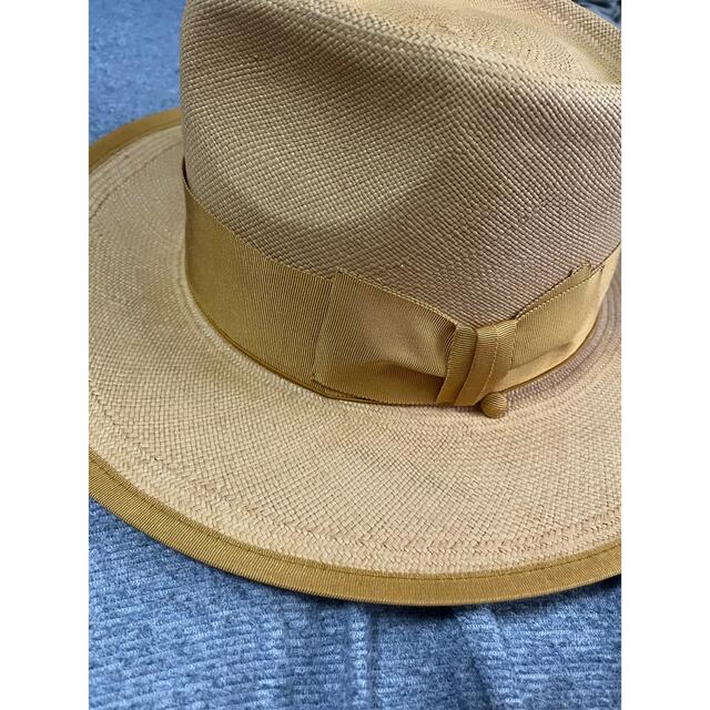 Borsalino ボルサリーノ　パナマ　ハット　ビンテージ　帽子　パナマハットPanamaExt