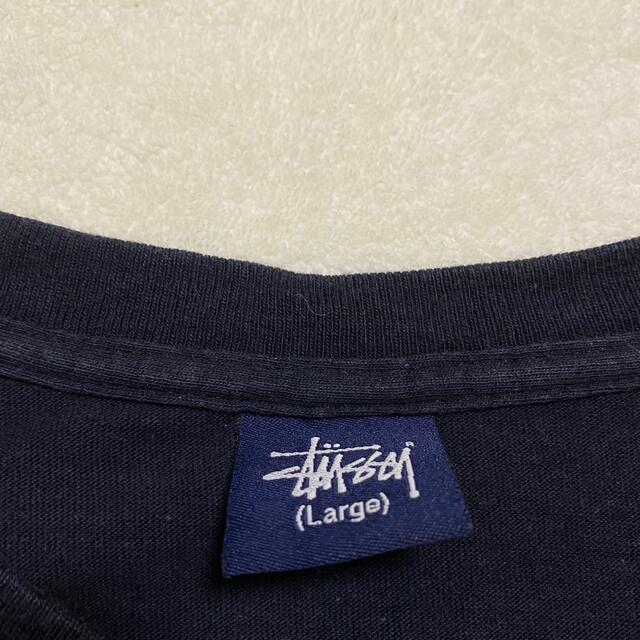 STUSSY(ステューシー)のold stussy オールド 90's 紺タグ メキシコ製 tシャツ メンズのトップス(Tシャツ/カットソー(半袖/袖なし))の商品写真