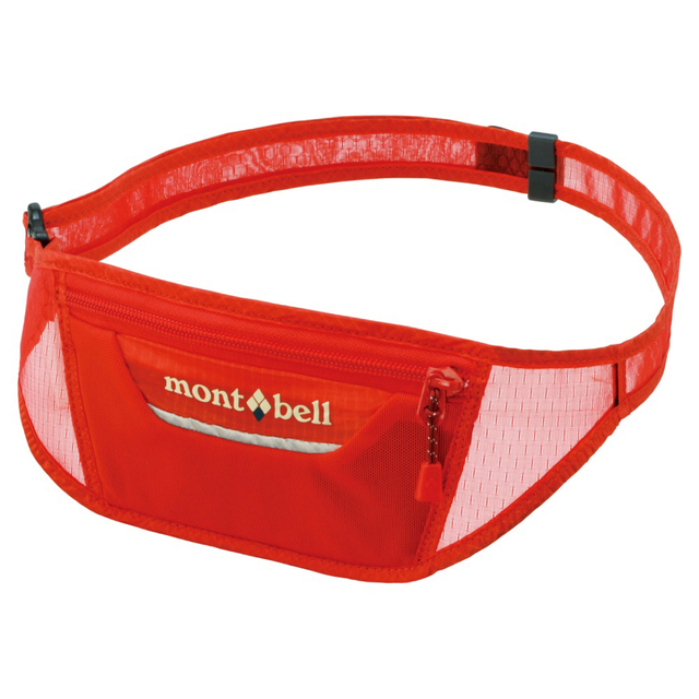 mont bell(モンベル)の【新品　タグ付き】モンベル　クロスランナーポーチ　S 赤 スポーツ/アウトドアのアウトドア(登山用品)の商品写真