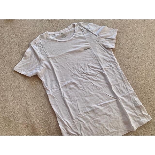 DIESEL(ディーゼル)のDIESEL Tシャツ　グレー　ホワイト メンズのトップス(Tシャツ/カットソー(半袖/袖なし))の商品写真