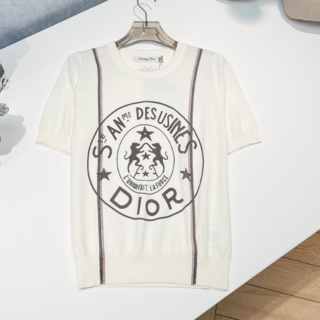 ディオール(Dior)のDIOR Union 半袖 セーター 36(ニット/セーター)
