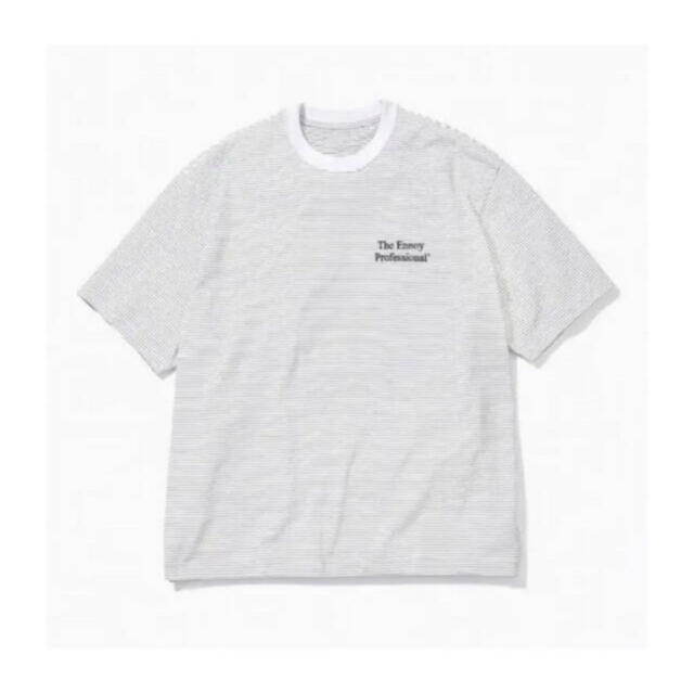 Ennoy Border T-Shirt (White×Black) M