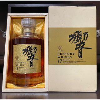 サントリー(サントリー)の【超美品】サントリー 響 17年 ゴールドラベル 750ml 箱付き 希少(ウイスキー)