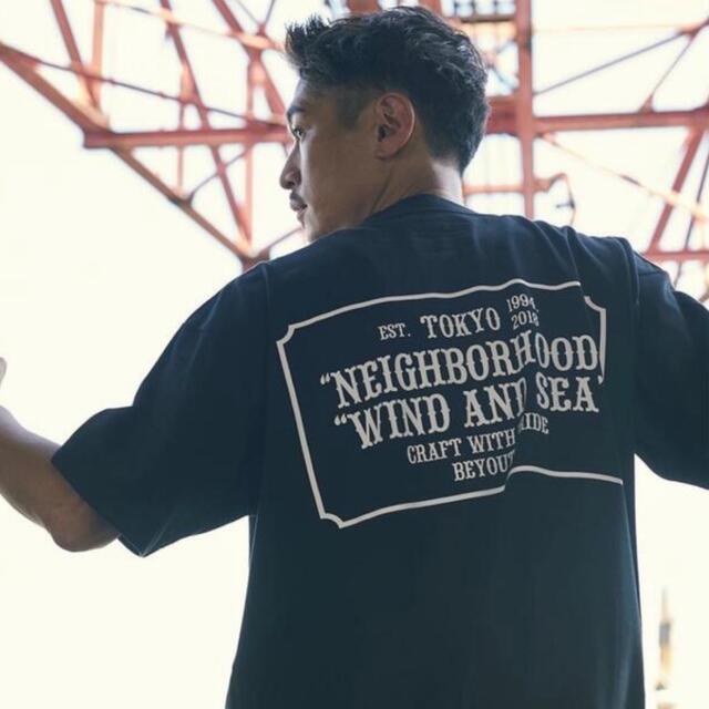 NEIGHBORHOOD WIND AND SEA Tシャツ M BLACK-