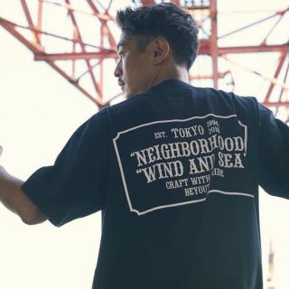 ウィンダンシー(WIND AND SEA)のNEIGHBORHOOD WIND AND SEA Tシャツ M BLACK (Tシャツ/カットソー(半袖/袖なし))