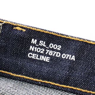 CELINE セリーヌ オム エディスリマン M-SL-002 N102 787D 07IA デニムパンツ 29/インディゴ  ジーンズ【2400012889873】