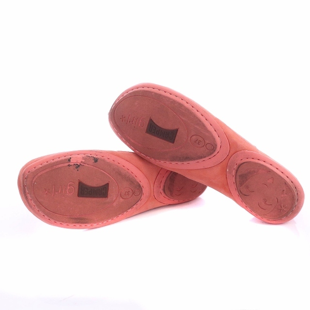 CAMPER(カンペール)のカンペール パンプス フラットシューズ スエード 37 23.5cm ピンク レディースの靴/シューズ(ハイヒール/パンプス)の商品写真