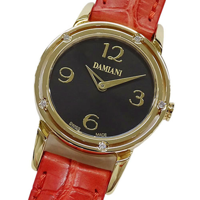 【最新入荷】 - Damiani ダミアーニ クオーツ 5Pダイヤ Dサイド DS006N3AL 時計  腕時計