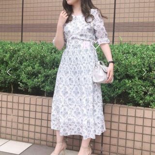 ミッシュマッシュ(MISCH MASCH)のミッシュマッシュ 花柄 プリーツワンピース(ロングワンピース/マキシワンピース)