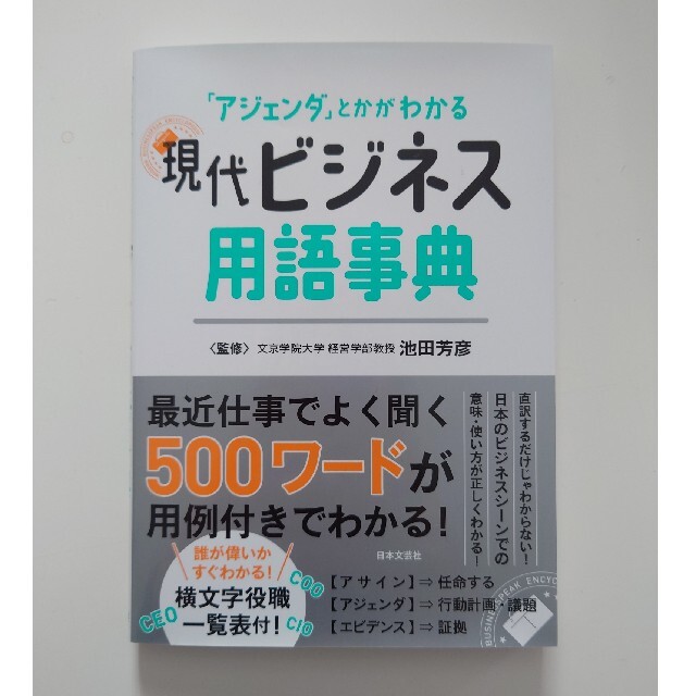 現代ビジネス用語事典 「アジェンダ」とかがわかる エンタメ/ホビーの本(ビジネス/経済)の商品写真