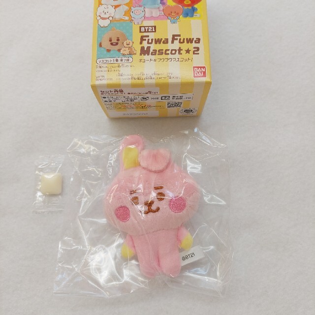 防弾少年団(BTS)(ボウダンショウネンダン)のBT21 COOKY Fuwa Fuwa Mascot★2 ふわふわマスコット エンタメ/ホビーのタレントグッズ(アイドルグッズ)の商品写真