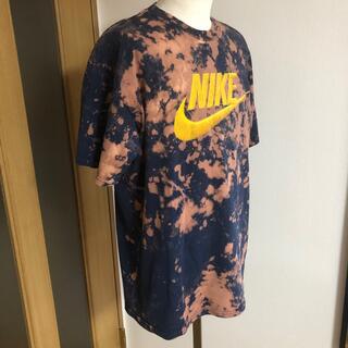 【銀タグ】90s NIKE ポロシャツ ブリーチ加工 FOOTACTION