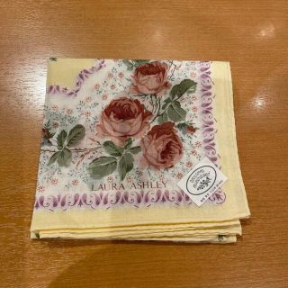 ローラアシュレイ(LAURA ASHLEY)のローラアシュレイハンカチイエロー(ハンカチ)