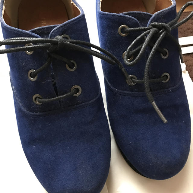RETRO GIRL(レトロガール)のRETRO GIRL 青 Mサイズ シューズ レディースの靴/シューズ(ローファー/革靴)の商品写真