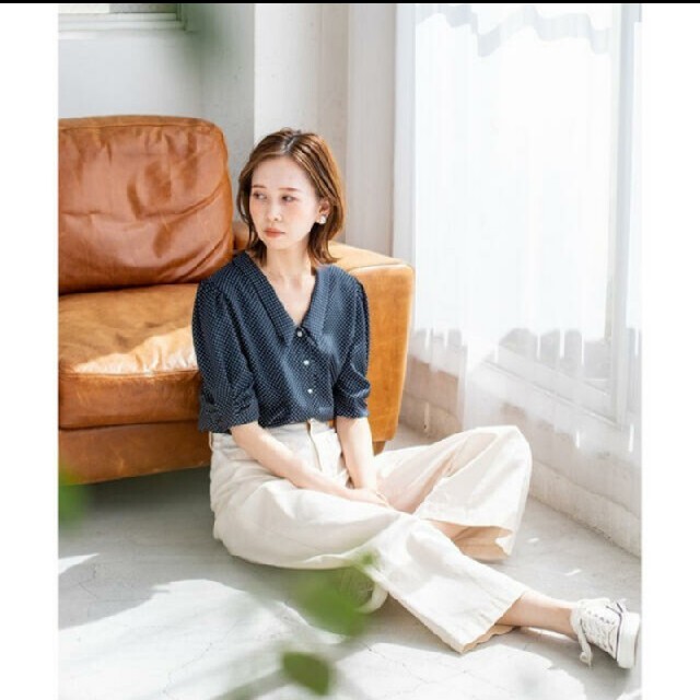 IENA  新品★maison リネンコットンブラウス★