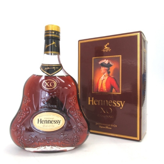 未開封★Hennessy【ヘネシー】 XO 金キャップ クリア 700ml 箱付