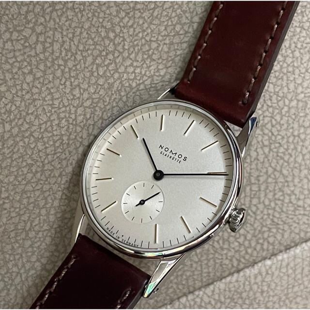 IWC(インターナショナルウォッチカンパニー)のノモス　オリオン　35 極美品 メンズの時計(腕時計(アナログ))の商品写真