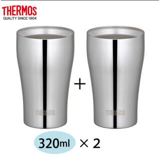 サーモス(THERMOS)の新品未使用＊サーモス Thermos 真空断熱 タンブラー 2個セット320ml(グラス/カップ)