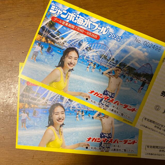 長島ジャンボ海水プールチケット