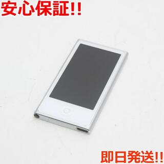 アイポッド(iPod)の美品 iPod nano 第7世代 16GB シルバー (ポータブルプレーヤー)