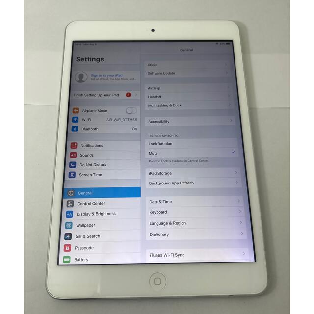 iPad mini 2 16gb wifiモデル　シルバー　A1489