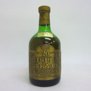 アサヒ(アサヒ)の未開封★ISLE OF SKYE【アイルオブスカイ】 20年 750ml 箱なし【中古】(ウイスキー)