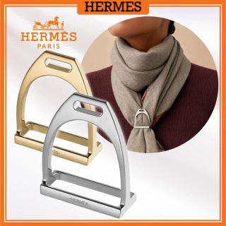 HERMES - エルメス 未使用 希少 Hermes スカーフリング クロス HERMES - エルメス 未使用 希少 Hermes スカーフリング クロス