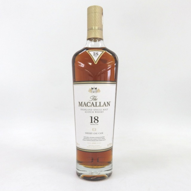 ショップを選択する ウイスキー未開封 MACALLAN【マッカラン】 18年