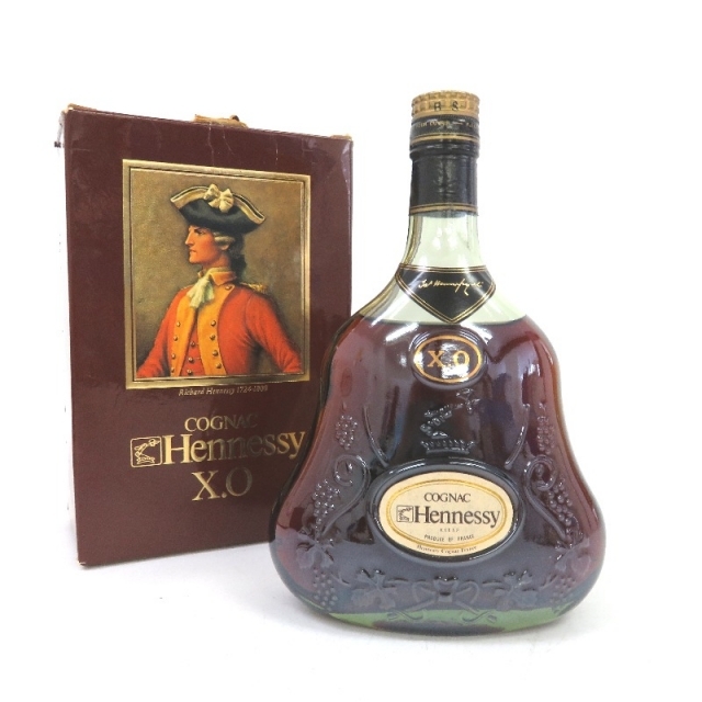 未開封☆ Hennessy X.O ヘネシー 金キャップ グリーンボトル 古酒 未開封☆ Hennessy X.O ヘネシー 金キャップ グリーンボトル 古酒